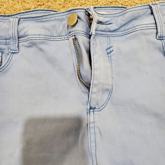 Blue women's shorts - Picture 3 of 9